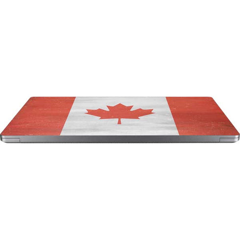 Canada Flag Distressed Universal Laptop 12in (9.8 x 6.8in) Skin